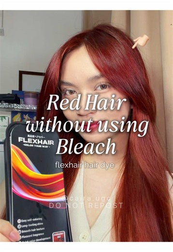 Achieve Raspberry Red Hair Without Bleach