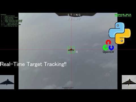 Real-Time Object Tracking For Drone, Flying Target Test | With Python And OpenCV