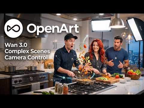 OpenArt Wan 3.0 – Create Complex 30-Second Cinematic AI Videos