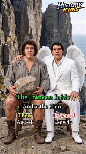 The Princess Bride Casts: Then and Now ⚔️👸👑 #theprincessbride #andrethegiant #thenandnow #nostalgia