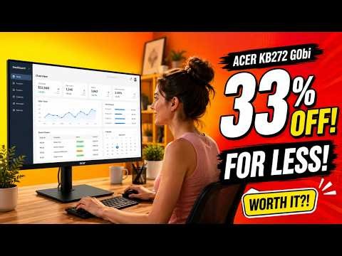 Acer KB272 G0bi 120Hz IPS Monitor Review | Good Budget Monitor?!