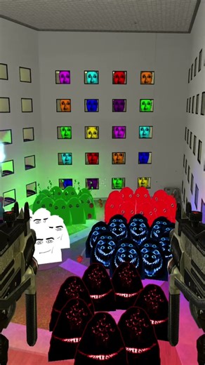 POV COLORFUL SELENE ALIEN MUNCI RED MUNCI FROSTBITE MUNCI IN HOTEL #garrysmod #millionairegarry