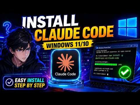 Install Claude Code on Windows 11 / 10 | Step by Step Guide 2026
