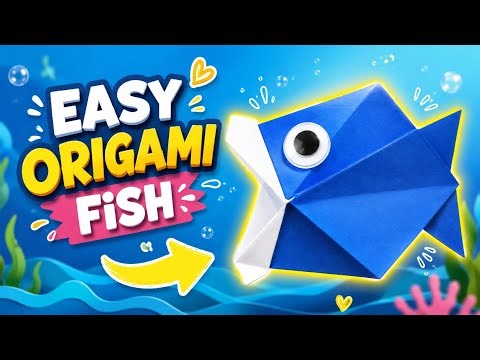 Easy Origami Fish 🐟 | How to Make a Paper Fish in Minutes!