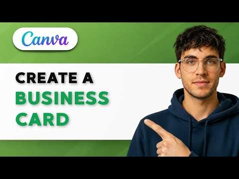 How to Create a Business Card in Canva [2026 Full Guide]