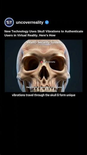 New Technology Uses Skull Vibrations To Log You In Virtual Reality. Here's How #technology #shorts