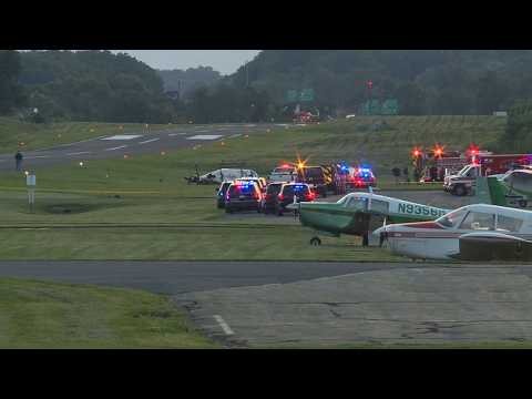 Pennsylvania State Police helicopter, small plane collide mid-air and crash, officials say