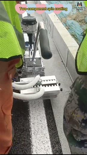 Two-component spin coating