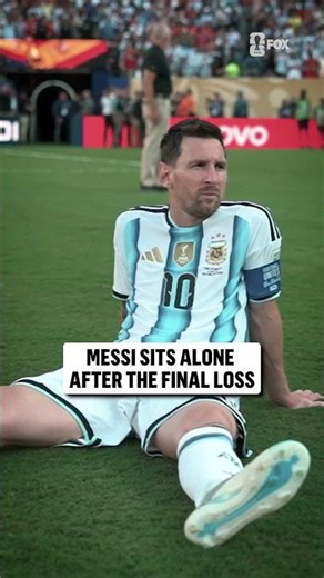 Messi gave everything for Argentina.