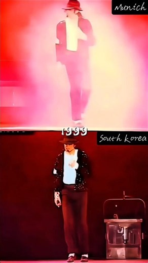 1999 South Korea vs 1999 Munich Michael Jackson Live Billie Jean Moonwalk