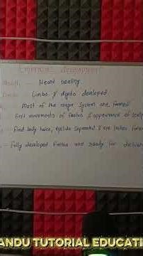 Human embryonic development weeks by weeks ❓ #neet2026 #biology #shorts #viral #pregnant ♥️♥️