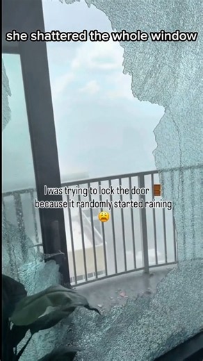 She Broke The Window In Her Luxury Penthouse 😭