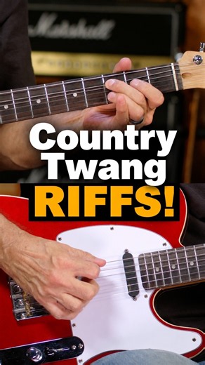 Learn these TWANGY country riffs! @RiffDimension
