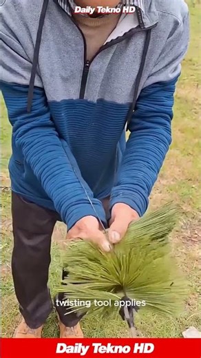 The SATISFYING Way 🌲 To Make A Pine Brush #DIYTools
