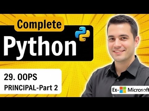 Python Object Oriented Programming Tutorial - Part 2 | OOPS Concepts Explained