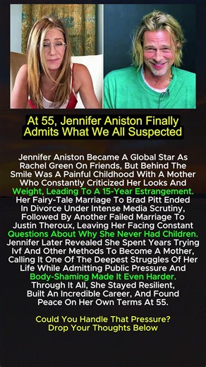 Jennifer Aniston Finally Opens Up About Her Hardest Battle