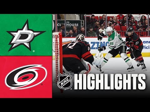 Stars vs. Hurricanes | NHL Highlights | January 06, 2026
