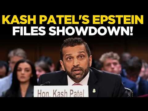 Kash Patel LIVE: Epstein Files Clash At Senate Hearing | FBI Director Testifies | World News LIVE