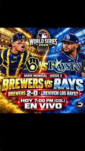 Venezuela vs. Dominican Republic! 🇻🇪🇩🇴 Brewers vs. Rays LIVE TODAY ⚾ World Series Game 3 7 PM #Sh...