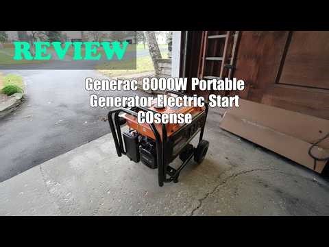 Generac 8,000W Generator Review: Electric Start & COsense - 2026