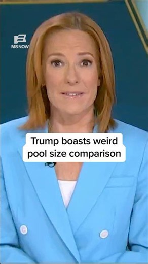 Trump boasts weird pool size comparison