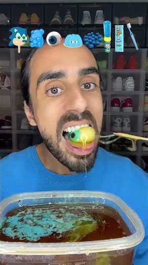 Food ASMR Eating all Blue Snacks! #food #asmr #mukbang