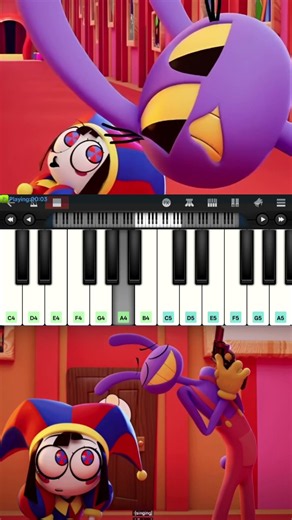 Daisy Bell Song (The Amazing Digital Circus) | Easy Piano Tutorial