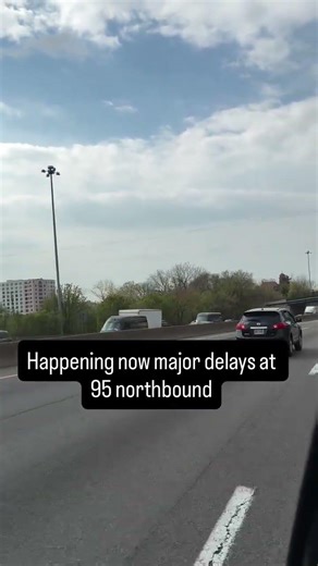 I 95 northbound backed up after crash just passed Belvedere