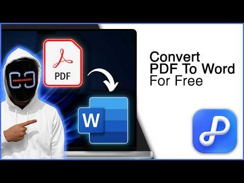 How To Convert PDF To Word Document For Free!