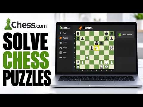 How To Solve Puzzles On Chess com (Quick Tutorial)