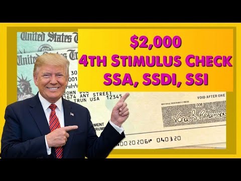 $2,000 4th Stimulus Check Update: Social Security, SSDI, SSI, Low Income as Requested