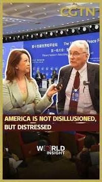 America is not disillusioned, but distressed