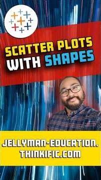 Scatter Plots with Shapes and Colour