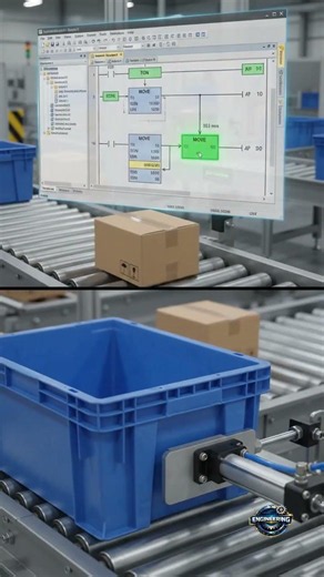 👉 Build a 3D Sorting System Using Factory I/O & Siemens PLC 🤖 #plc #industrialautomation