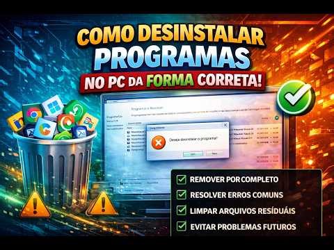 Como desinstalar programas da forma correta!
