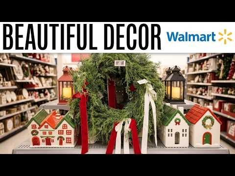 WALMART CHRISTMAS SHOP WITH ME * BEAUTIFUL CHRISTMAS DECOR 2026 #walmart #christmas #shopping