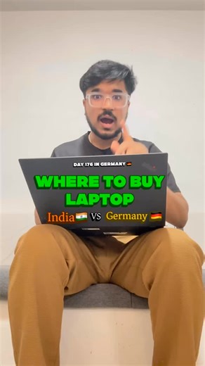 Moving to Germany? Don’t be shocked by your laptop keyboard! ⚠️ I’m not comparing prices here — the real difference is the layout (Y/Z swap, different symbol/@ positions) which can confuse newcomers. You can bring a separate Indian USB keyboard for comfort, but if you plan to stay long-term, adapt to the German layout sooner rather than later. Planning to bring or buy your laptop — which will you choose? Comment below! 💬 #StudyInGermany #InternationalStudent #GermanyTips #StudentLife #laptop | 