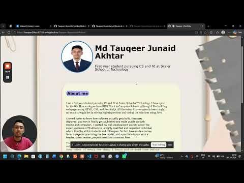 Web Dev Project 7 - Portfolio - Tauqeer