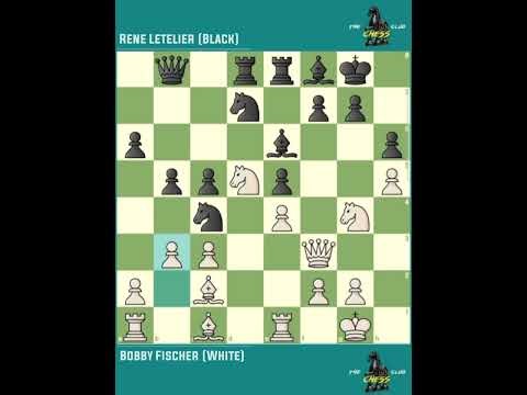 Bobby Fischer vs Rene Letelier ◉ IT World Chess Championship ‖ Mar del Plata → Argentina (1959)