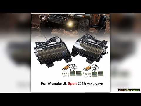 LED Turn Lights DRL Daytime Running Lamp Fender Light for Jeep Wrangler JL Sport 2018 2019 2020 Sma