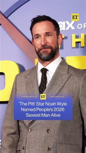 'People' has spoken — #thepitt star #noahwyle is named the magazine's 2026 Sexiest Man Alive!