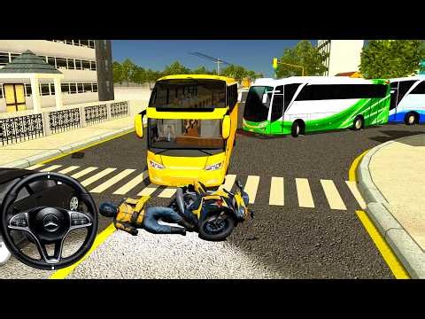 Indonesia bus simulator 😱 🚌 || new coach bus simulator Android gameplay