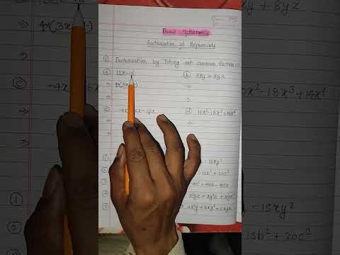 Factorisation of Polynomial Basics #mathematics #factorisation