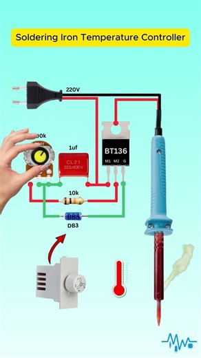 DIY Soldering Iron Heat Control With BT136