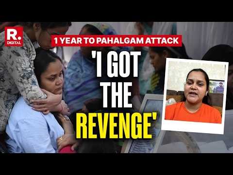 Pahalgam Victim's Wife Cries Heart Out On Republic TV After One Year Of Horror | Exclusive Interview