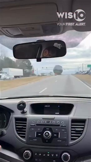 A giant inflatable snowglobe got loose and rolled through one South Carolina town early Monday #news #southcarolina #reels | WIS TV