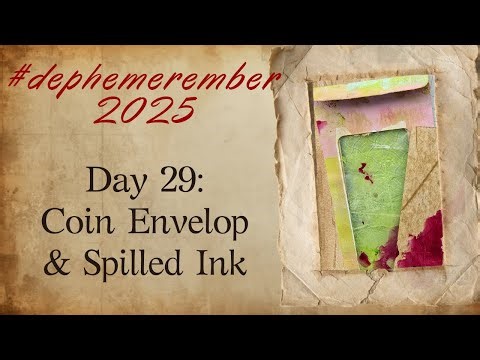 DIY Coin Envelopes in 3 Styles + Ink #dephemerember