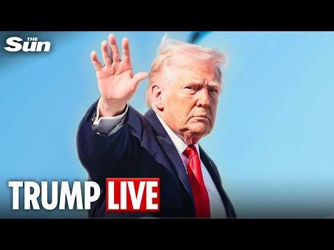LIVE: Donald Trump boards Air Force One for Florida rally following security scare