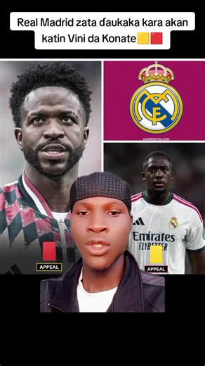 Real Madrid appeal Vini red card and Konaté yellow card vs Villarreal