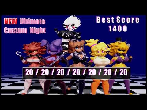 Ultimate Freaky Night [FNiA UCN] | 7/20 Mode | 1400 SCORE | Playthrough 100%